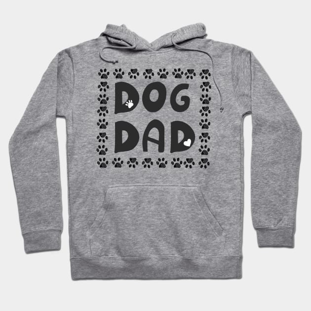 Hand written ''DOG DAD'' text Hoodie by GULSENGUNEL